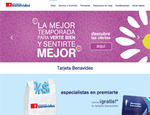 Tablet Screenshot of benavides.com.mx